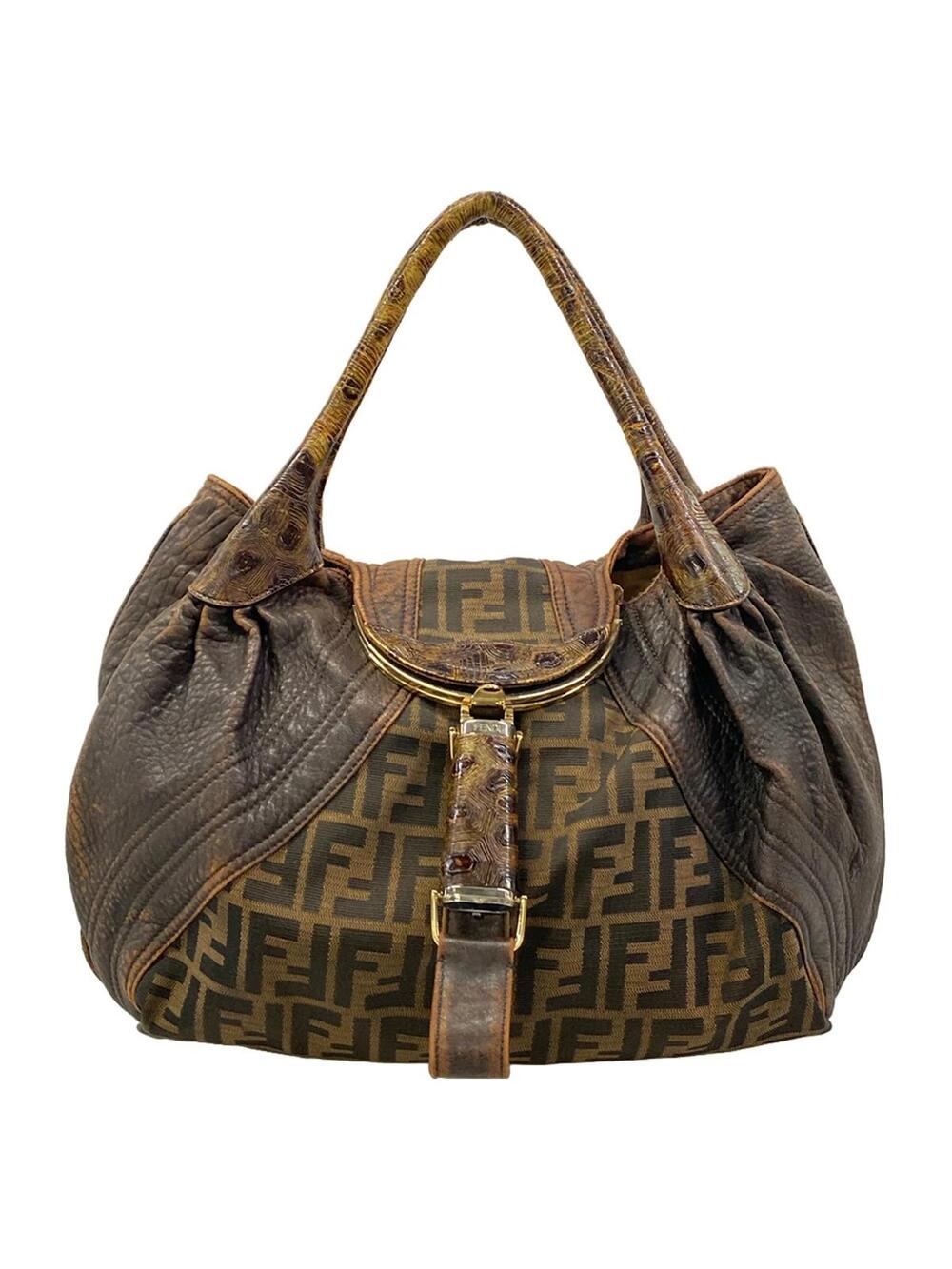 Fendi Spy Bag Brown Dark Jacquard #363666F95B
